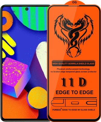 Forego Edge To Edge Tempered Glass for SAMSUNG Galaxy F62(Pack of 1)