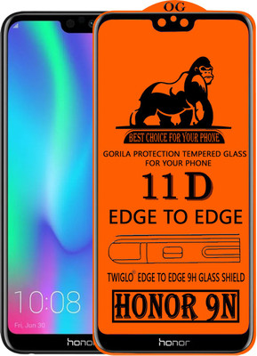 TWIGLO Edge To Edge Tempered Glass for Honor 9N(Pack of 1)