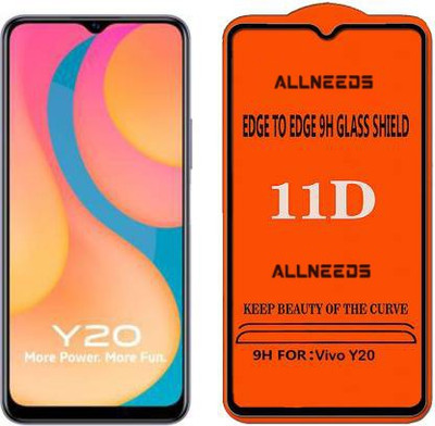 ALLNEEDS Edge To Edge Tempered Glass for Vivo Y20 - Edge to Edge Tempered Glass(Pack of 1)