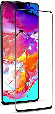 EITANSHA CREATION Edge To Edge Tempered Glass for Samsung Galaxy A70s, Samsung Galaxy A70(Pack of 1)
