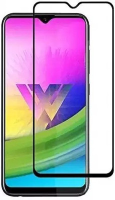 VISHRN Edge To Edge Tempered Glass for LG W30 PRO(Pack of 1)