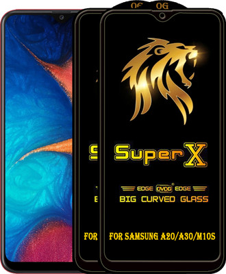 PFOAM Edge To Edge Tempered Glass for SAMSUNG GALAXY M10S(Pack of 2)