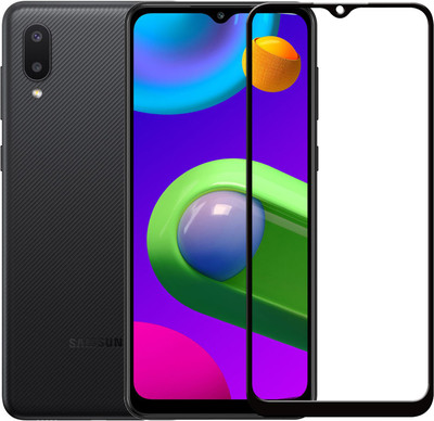 Gorilla Glass Edge To Edge Tempered Glass for Samsung Galaxy M02(Pack of 1)