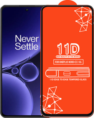 Roxel Edge To Edge Tempered Glass for Oneplus Nord Ce 3 5G(Pack of 1)