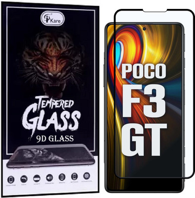iKare Edge To Edge Tempered Glass for Poco F3 GT(Pack of 1)