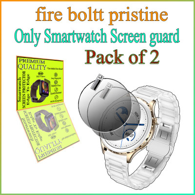 daffin Edge To Edge Tempered Glass for Fire-Boltt Pristine(Pack of 2)