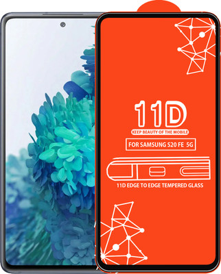 Qyist Edge To Edge Tempered Glass for Samsung Galaxy S20 Fe 5G(Pack of 1)
