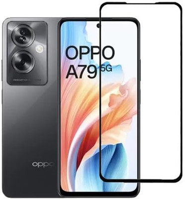 FwellT Edge To Edge Tempered Glass for Oppo A79 5G(Pack of 1)