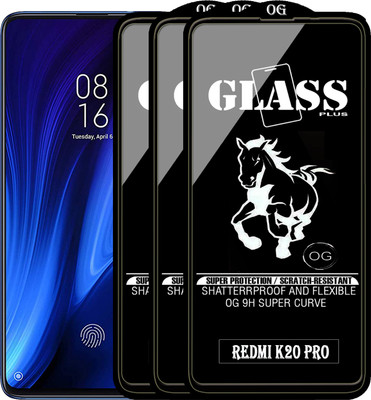 PFOAM Edge To Edge Tempered Glass for Mi K20 Pro(Pack of 3)