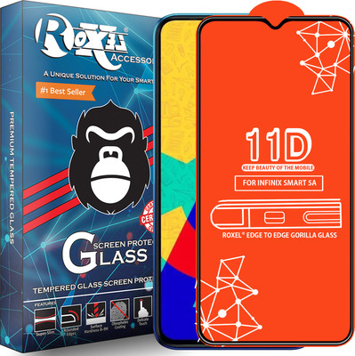 Roxel Edge To Edge Tempered Glass for Infinix Smart 5A(Pack of 1)