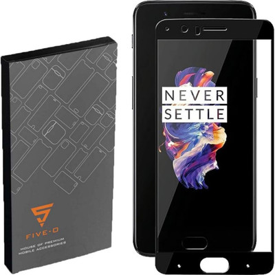 FIVE-O Edge To Edge Tempered Glass for OnePlus 3 with Easy Self installation kit(Pack of 2)