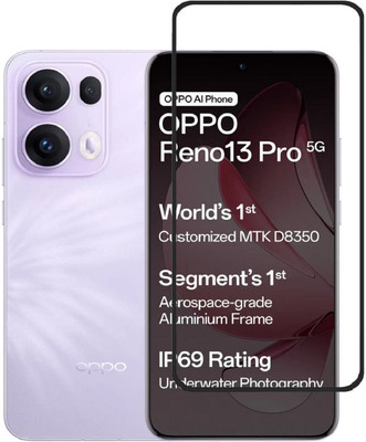 Flipkart SmartBuy Edge To Edge Tempered Glass for OPPO Reno13 Pro 5G, OPPO Reno 13 Pro 5G(Pack of 1)
