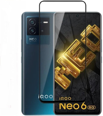 HIE POWER Edge To Edge Tempered Glass for iQOO Neo 6-With Edge To Edge Full Screen Coverage,Pack Of 1 (Edge to Edge Coverage) (with Easy Installation Kit)(Pack of 1)