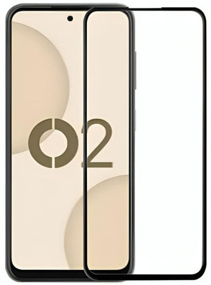 SM Styles Edge To Edge Tempered Glass for Lava O2(Pack of 1)