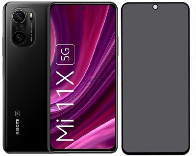Resolute Edge To Edge Tempered Glass for Mi 11X, DelhiGear Glass, Privacy Screen Protector, Privacy Tempered Glass, Screen Guard, Mobile Glass(Pack of 1)