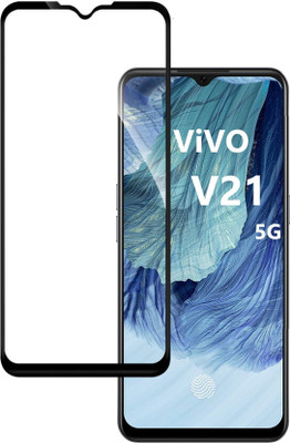 SRT Edge To Edge Tempered Glass for Vivo V21 5G(Pack of 1)