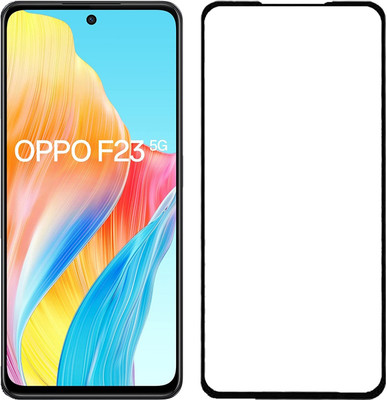 KMPERED Edge To Edge Tempered Glass for Oppo F23, Oppo F23 5G(Pack of 1)