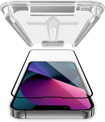 Kapaver Edge To Edge Tempered Glass for Apple iPhone 13 Mini(Pack of 1)