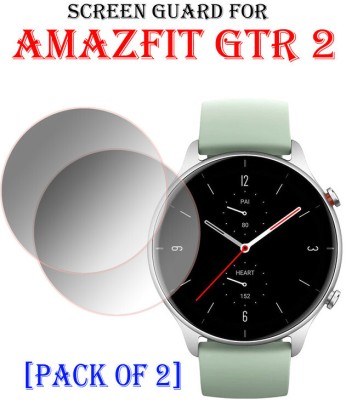 YCHROZE Edge To Edge Tempered Glass for Amazfit GTR 2(Pack of 2)