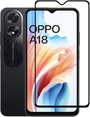 INFINITYWORLD Edge To Edge Tempered Glass for OPPO A18(Pack of 1)