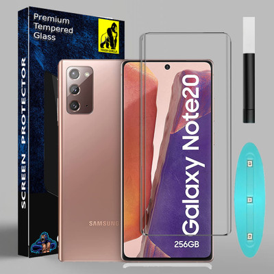 Tough Gorilla Edge To Edge Tempered Glass for Samsung Note 20(Pack of 1)
