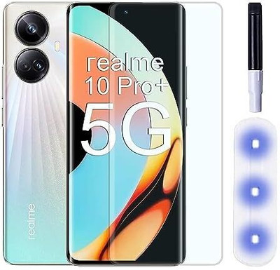 crixus Edge To Edge Tempered Glass for Realme 10 Pro Plus(Pack of 1)