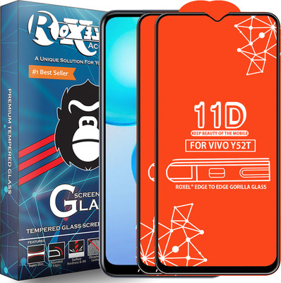 Roxel Edge To Edge Tempered Glass for Vivo Y52T(Pack of 2)
