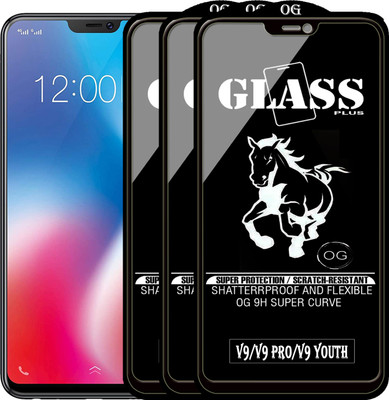 PFOAM Edge To Edge Tempered Glass for Vivo V9(Pack of 3)