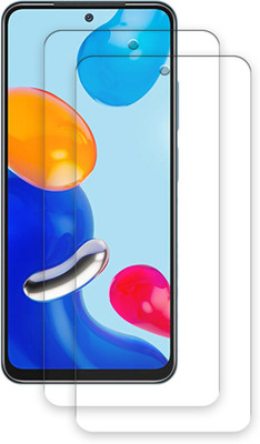 SOMTONE Edge To Edge Tempered Glass for Xiaomi Redmi Note 11 TEMPERED GUARD FRONTP2(Pack of 2)