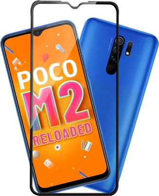 HUPSHY Edge To Edge Tempered Glass for POCO M2 Reloaded(Pack of 1)