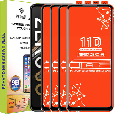 PFOAM Edge To Edge Tempered Glass for INFINIX ZERO 5G(Pack of 4)