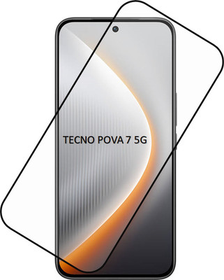 NEXZONE Edge To Edge Tempered Glass for Tecno Pova 7 5G(Pack of 1)