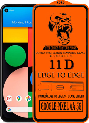 TWIGLO Edge To Edge Tempered Glass for GOOGLE PIXEL 4A 5G(Pack of 1)