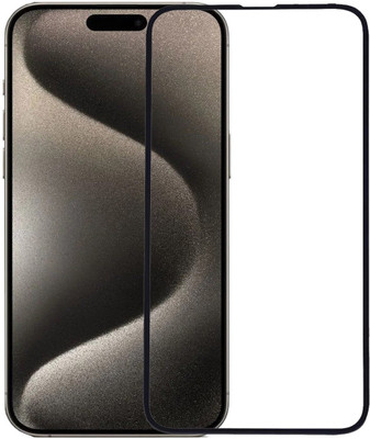 NKCASE Edge To Edge Tempered Glass for Apple Iphone 15, Apple Iphone 15 Pro(Pack of 1)