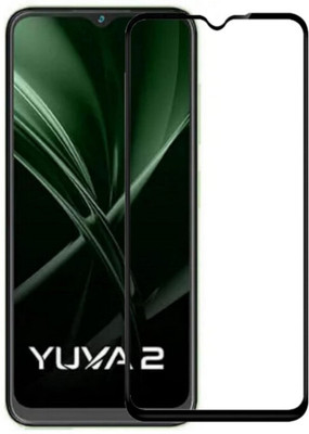 FwellT Edge To Edge Tempered Glass for Lava Yuva 2/Lava Yuava /Lava Yuva 2 Pro/Lava Blaze 5G(Pack of 1)