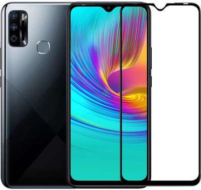 GORILLA Extra Strong Premium Edge To Edge Tempered Glass for Infinix Hot 10S(Pack of 1)