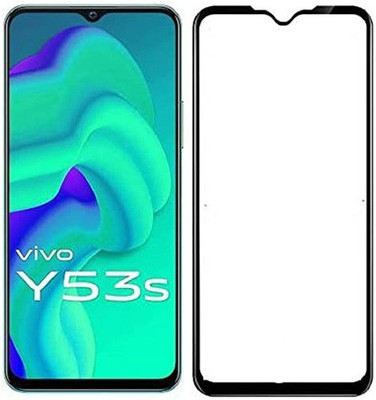 O2MG Edge To Edge Tempered Glass for vivo Y53s(Pack of 1)