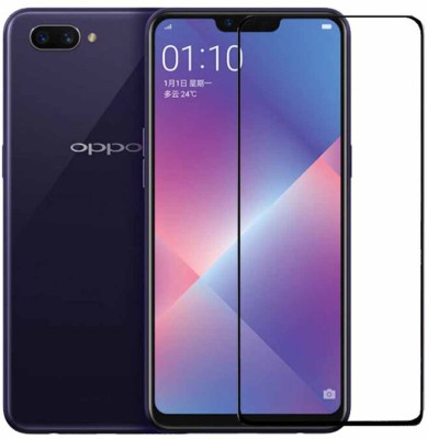 Expromium Edge To Edge Tempered Glass for Oppo A5(Pack of 1)