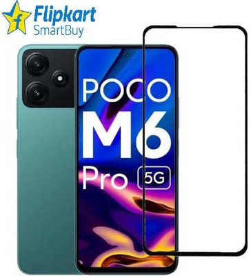 Flipkart SmartBuy Edge To Edge Tempered Glass for Poco M6 Pro 5G(Pack of 1)
