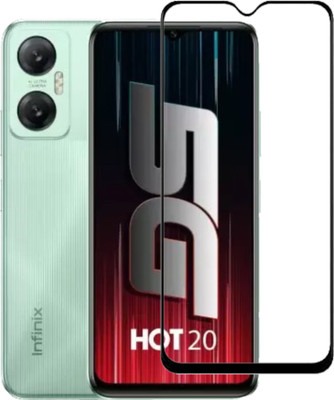 DSCASE Edge To Edge Tempered Glass for Infinix HOT 20 5G, Infinix HOT 20, infinix HOT 20 5G(Pack of 1)