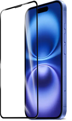 GLOBAL NOMAD Edge To Edge Tempered Glass for Apple iPhone 16(Pack of 1)