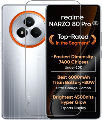 AKSHUD Edge To Edge Tempered Glass for realme Narzo 80 Pro 5G(Pack of 1)