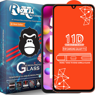 Roxel Edge To Edge Tempered Glass for Samsung Galaxy F15(Pack of 1)