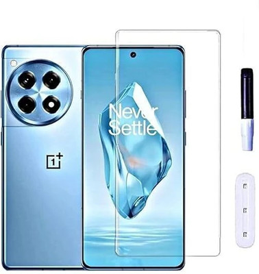 MAFAI Edge To Edge Tempered Glass for OnePlus 12R 5G (Transparent) UV Glass(Pack of 1)