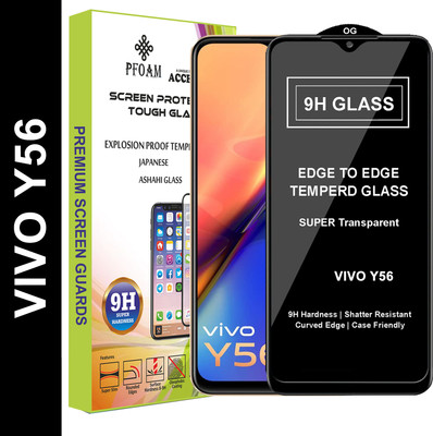 PFOAM Edge To Edge Tempered Glass for VIVO Y56(Pack of 1)