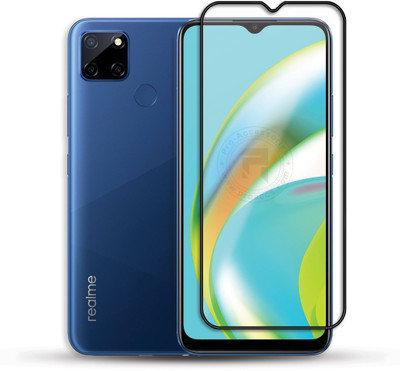 PROACCS Edge To Edge Tempered Glass for REALME C12(Pack of 1)