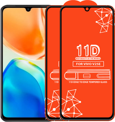 Roxel Edge To Edge Tempered Glass for Vivo V25E(Pack of 2)