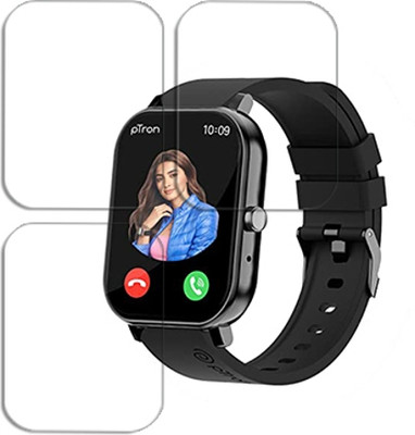 ARBAN Edge To Edge Tempered Glass for PTron Force X10S 1.85 inch SMARTWATCH SCREEN GUARD(Pack of 3)
