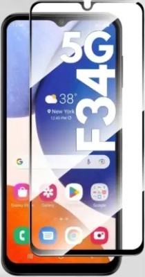 vmt stock Edge To Edge Tempered Glass for Samsung Galaxy F34 5G(Pack of 1)