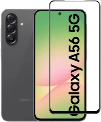 EITANSHA CREATION Edge To Edge Tempered Glass for Samsung Galaxy A56, Samsung Galaxy A56 5G(Pack of 1)